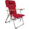 CARIBBEAN JOE 300lb Capacity Folding Beach Sand Chair Red New