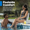 Step2 Folding Adult Flip Seat Portable Outdoor Chair Ground Backrest Capri Blue New