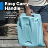 Step2 Folding Adult Flip Seat Portable Outdoor Chair Ground Backrest Capri Blue New