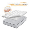1400 GSM Extra Thick King Mattress Topper Cooling Pillow Top Mattress Topper New