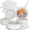 BAKKENMASTER Bakken Granite Non-Stick Cookware Set MEGA SALE!!!