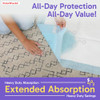 PetsWorld Enormous Dog Pee Pads 37"x54" 50 Count XXXL Pet Pee Pads Heavy Duty New
