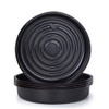 Idyllize 5 Pieces of 14 Inch Black Plastic Plant Saucer Drip Tray, (14") New
