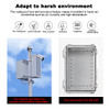 Large Waterproof Electrical Enclosure Box ip67 Outdoor Project Box - Clear Cover New