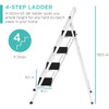 Best Choice Products 4-Step Portable Folding Heavy-Duty Steel Ladder