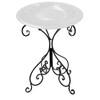 Tierra Birds and Beyond 4-8181T Gloss Bird Bath Bowl with Gloss Rim - Green New