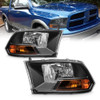AS For Headlight Assembly Compatible 2009-2014 Dodge Ram 1500 Chrome Housing New