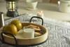 ANSDLIIY Wooden Serving Tray,Breakfast Tray,Round B0CH88ZV5P - Wood New