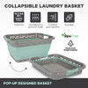 BLACK+DECKER 1 Large 25" Slim Laundry Basket - Space-Saving Basket B083NBMR99 New