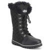 Polar Products Women Quilted Comfy Winter Boot Black/Black Nylon Size: US10/EU41 New