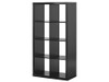 Better Homes and Gardens 6-Cube Organizer, gray