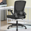 KERDOM Breathable Mesh Desk Chair Lumbar Support Computer Chair - Black
