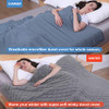 ACOMOPACK Adults Weighted Blanket 20lbs 2 Duvet Covers Cooling Duvet - Gray New