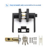 Ravinte 10 Pack Heavy Duty Door Lever Door Lock Square Door Handle B0B81VJZCM New