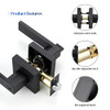 Ravinte 10 Pack Heavy Duty Door Lever Door Lock Square Door Handle B0B81VJZCM New