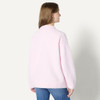 Amazon Essentials Women's Oversized-Fit Faux Mohair Sweater, Pastel Lila, S