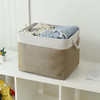 TcaFmac Organization Storage Basket 16x12x12 inch Large 2 Pack B0BVQTP9GR White New