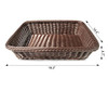 Colorbasket Rectangular Thick Trim Storage Basket (Brown) New