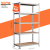 SAMRELAX 5 Tier Storage Shelves, 2 pcs Adjustable & Detachable B0FKTGR3VK White New