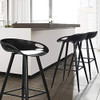 Cosy Furniture Stools 45 x 48 x 82 cm - B0131ZZC30 - Black/Grey