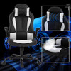 BestOffice White Ergonomic Office Gaming Chair with Lumbar Support