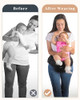 FLEEROSE CPC-CERTIFIED HIP SEAT BABY CARRIER - NEW ERGONOMIC BENCH DESIGN - GRAY New