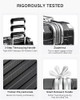 LUGGEX Aluminum Frame Hard Shell Carry On Luggage, White-B0B77VP2C9 New