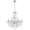 ANJIADENGSHI Mini Crystal Chandelier K9 Crystal Lighting Chandelier - Chrome