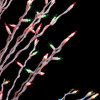 Northlight Pre-Lit Cascade Twig Tree Christmas Decoration, 4', Multicolor Lights