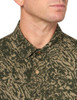 UNIONBAY MEN'S SHORT SLEEVE RAYON BUTTON UP WOVEN SHIRT MEN L CANTEEN - NEW New