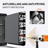 Fireproof Biometric Fingerprint Home Safe Box 2.3 CF Security Box New
