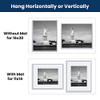 ENJOYBASICS 16x20 Picture Frame, Display Poster 11x14 with Mat or 16 x 20 New