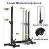 CANPA Adjustable Squat Rack Stand Multi-Function Barbell Rack Weight Lifting New
