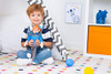 Blippi Bendable Plush Doll, 16” Featuring SFX, Squeeze Belly Hear Catchphrases New