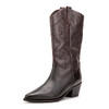 Vintage Foundry Co. Women's Trudy Tall Boot Casual Slip On Pointed Toe Flat Sole