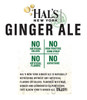 Hal's New York Diet Ginger Ale 20 Fl Oz Bottles (Pack of 24) New