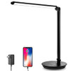 LED Desk Lamp, Consciot 12W Desk Light 5 Modes 7 Brightness Levels - Black