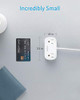 Anker Extension Cord, Mini Power Strip 2 Outlets, 2 USB-A, A9123 - WHITE New
