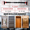 Hold 750 lbs Pull Up Bar For Doorway No Screw Portable Adjustable 34-45" New