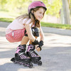 ITurnGlow Adjustable Inline Skates, Light up Wheels, Fun Illuminating Skates