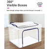 BlushBees Oxford Fabric Collapsible Storage Boxes 4 Large Size 20×16×15" New
