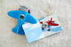 GREEN TOYS AIRPLANE & BOARD BOOK (AIRPLANE COLOR MAY VARY) - RED/BLUE/GRAY
