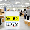 iMBAPrice 14.5x20 Inches White Color Polybubble Bag 50-Pack Size #7 Poly New