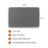 Layameis Stone Bath Mat, Diatomaceous Earth 23.6 x 15.4 inches B0B38NB21D - Grey