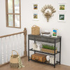 Ecoprsio Console Table with Drawers, Grey