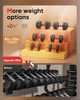 Trakmaxi Adjustable Dumbbell Set 20-70LBS Weights, 4 in 1 Weight Set - Black