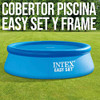 Intex 28011 Solar Cover Easy Frame Pool 305cm Thickness 120 Micron - Blue New