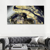 SchwartsCount Wall Art Canvas Abstract Art Paintings Black and Gold Fantasy