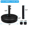 Simple Deluxe 20" Heavy Duty Patio Market Umbrella Base Stand B08V8VT1M9 - NEW New