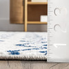 nuLOOM 4x6 Moroccan Blythe Area Rug, Light Blue, Faded Bohemian Design